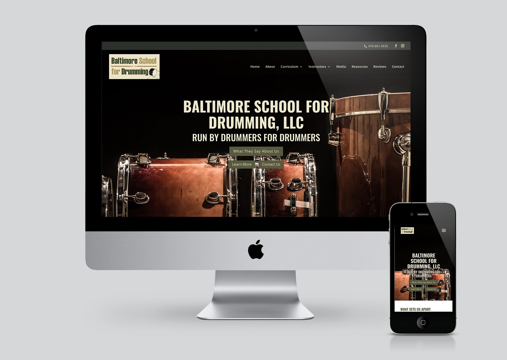 Baltimore School for Drumming Website